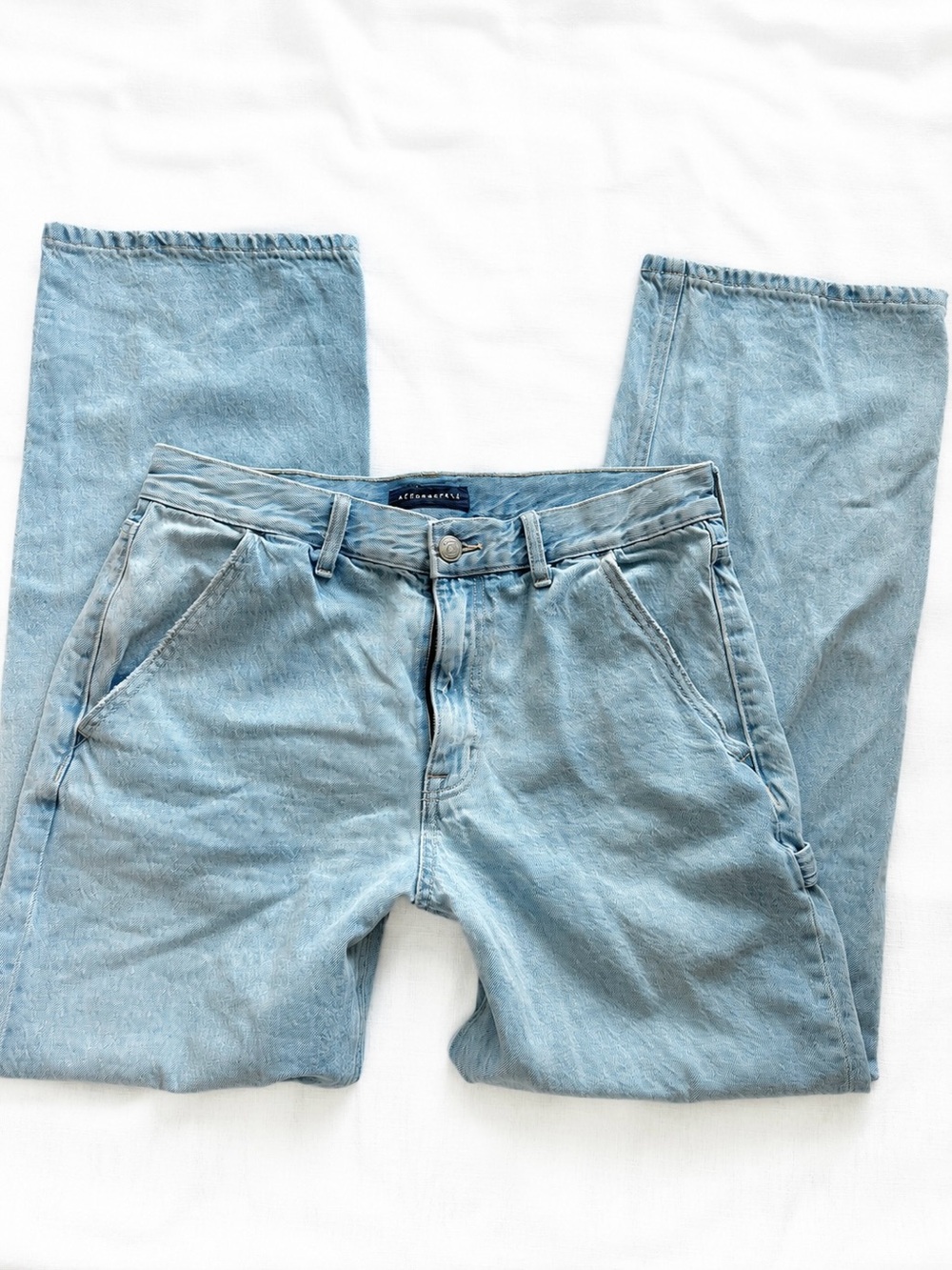 2000s Skater Inspired Aeropostale High Rise Baggy Jeans – Light Wash | Size 10